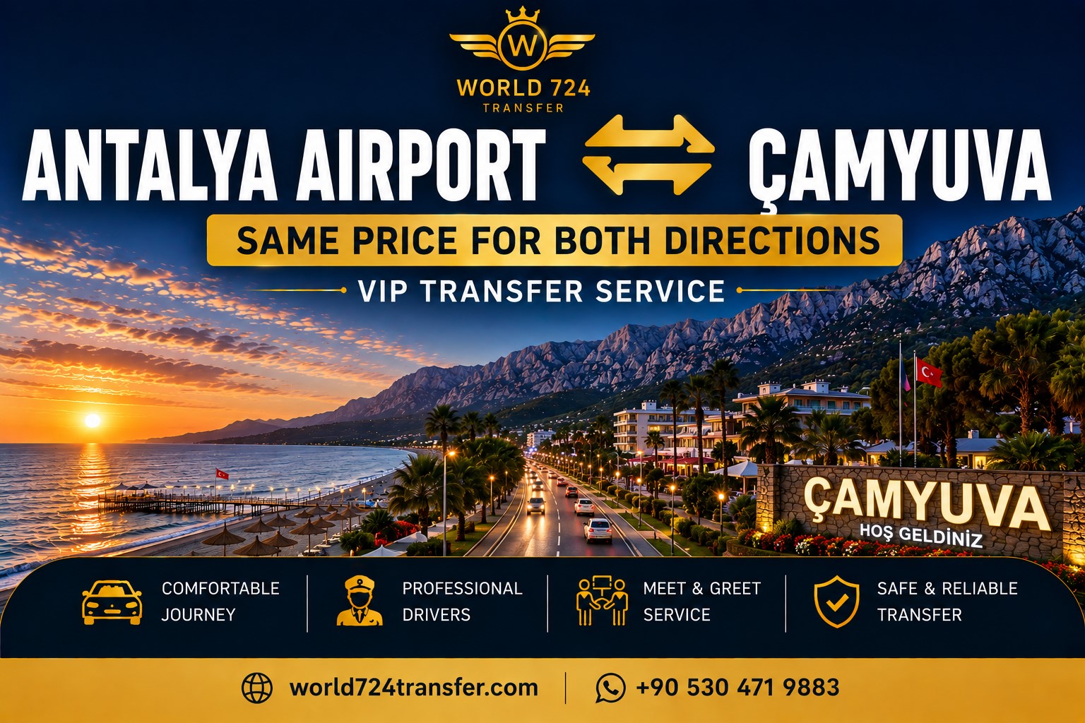 Antalya Havalimanı (AYT)-Çamyuva